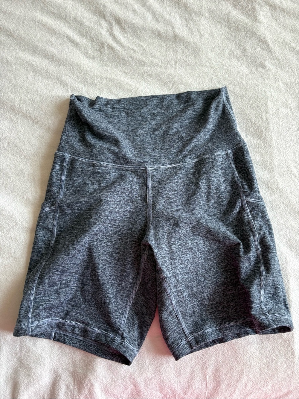 Aerie High-Waist Grey Women’s Athletic Shorts